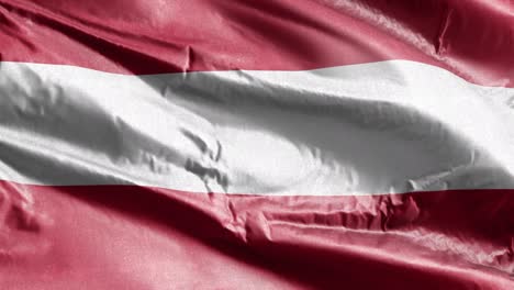 austria textile flag slow waving on the wind loop. austrian banner smoothly swaying on the breeze. fabric textile tissue. full filling background. 20 seconds loop.