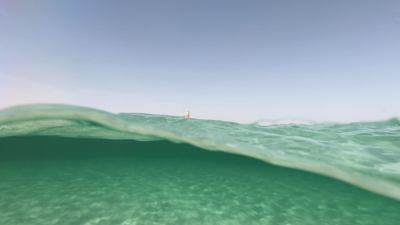 Snorkeling in clear shallow waters