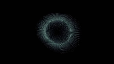 metamorphose of amorphous shape from dots and lines, abstract animation of future shape 4k