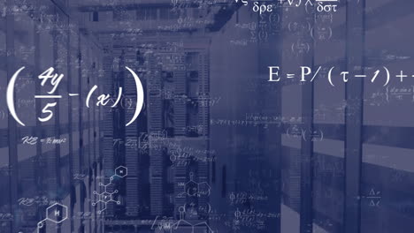 animation of financial data processing over computer servers