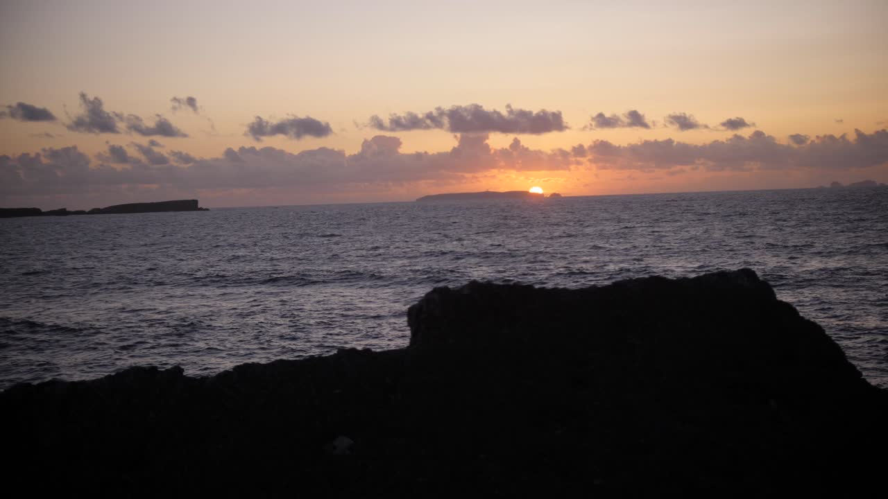 sunset berlenga island in Porutal