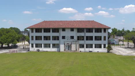 Aerial-of-the-First-Black-hospital-in-Third-Ward-Houston