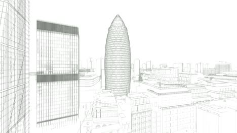 london sketch, the gherkin, swiss reinsurance headquarters, drone flight 4k