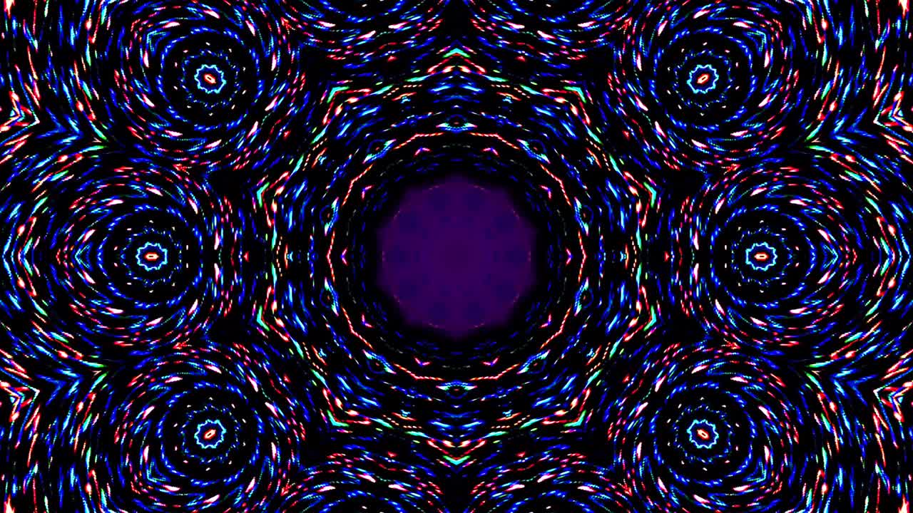 luz abstracta brillante que gobierna el color completo, caleidoscopio