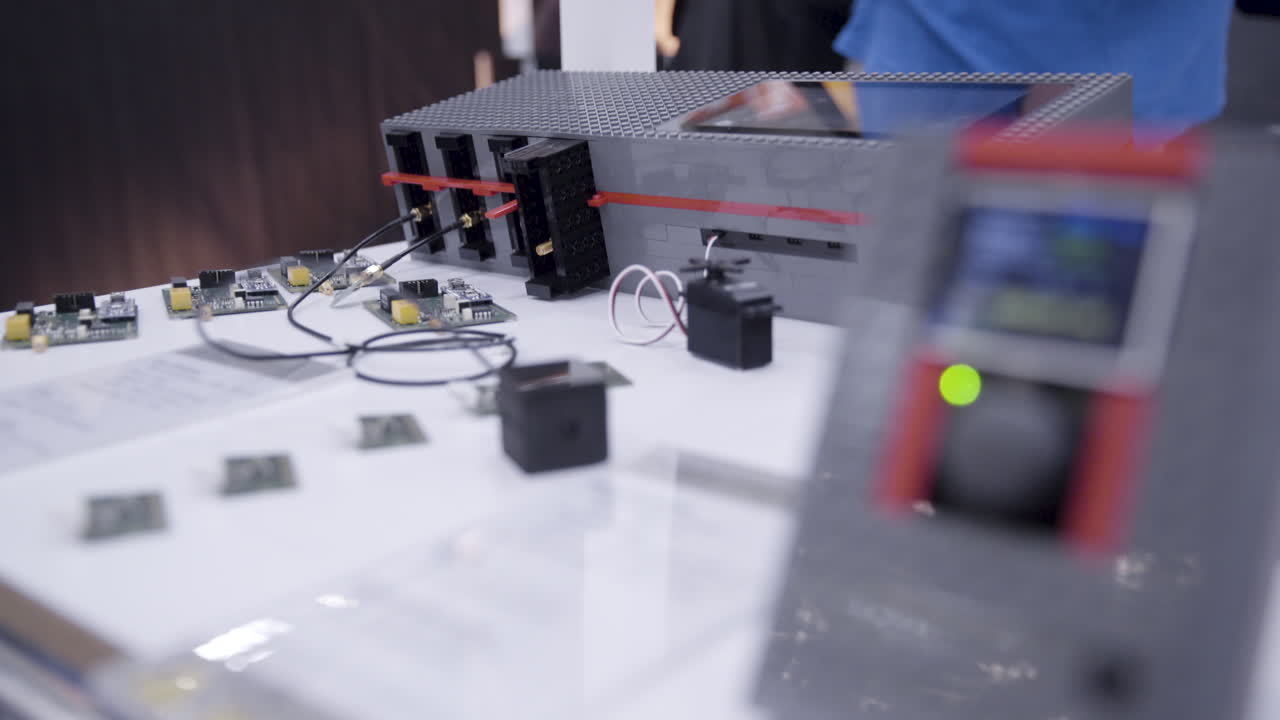 전력계의 초점이 테이블 위에 있는 마이크로 컴퓨터로 바뀌었다.