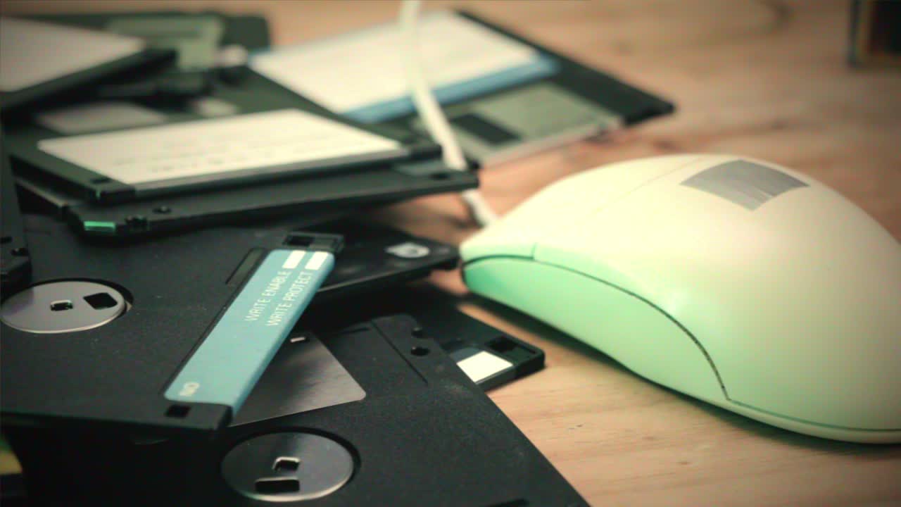 Pile of Floppy Disks