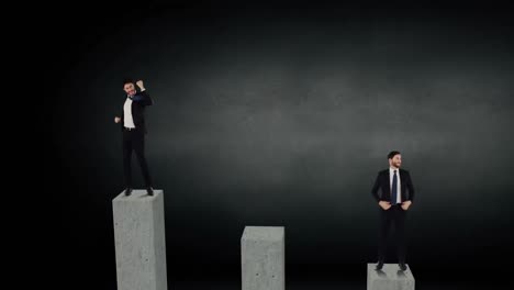 Composite-video-of-businessman-on-podium