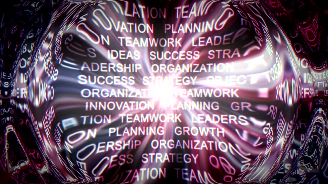 성공 키워드 애니메이션, 렌더링, 배경, 루프