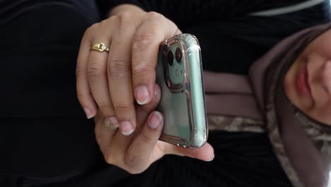 person holding a smartphone