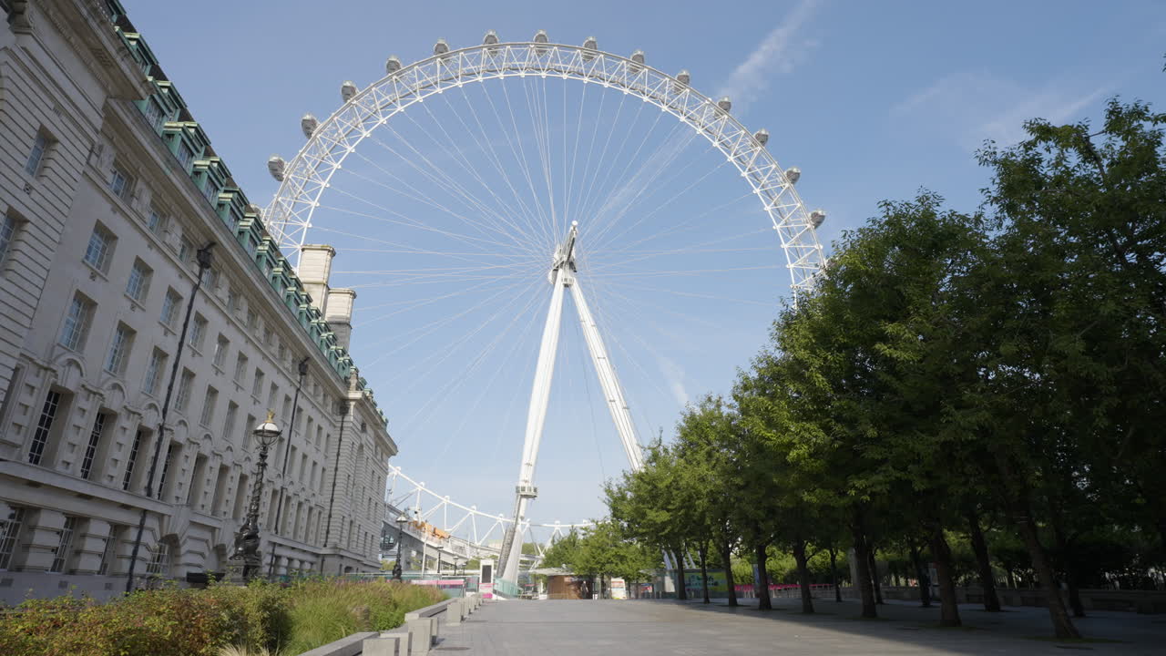 London Eye on a Sunny Day