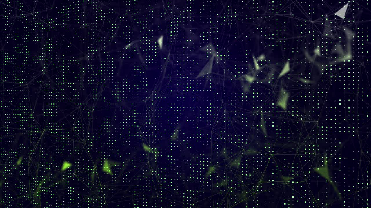 3d plexus lines with triangular shapes network technology background with connected dots lines