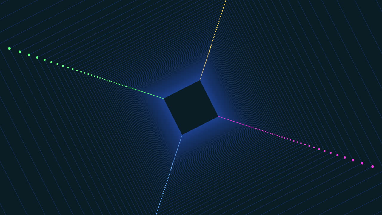 추상적인 격자 패턴 다채로운 선들이 매혹적인 디자인으로 합쳐집니다.