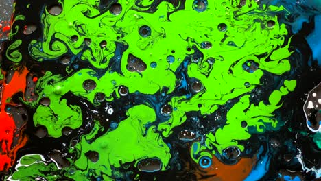 watercolor ink in oil water. cool trending screensaver.