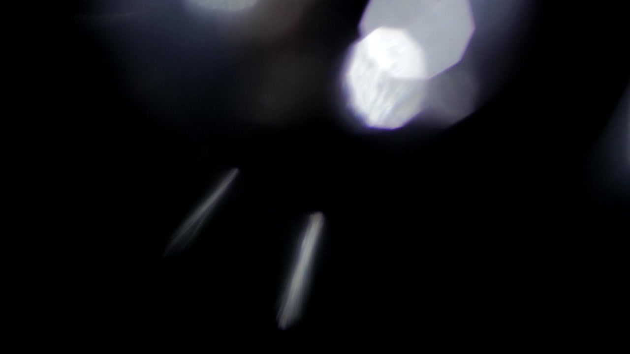 Abstract Light Leaks and Bokeh Lens Flares on Black Background