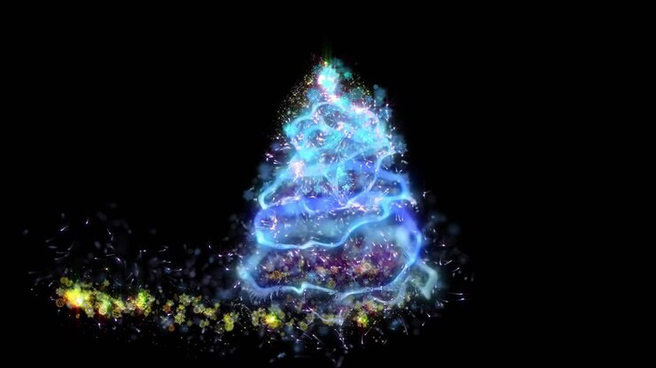 el árbol de navidad mágico.