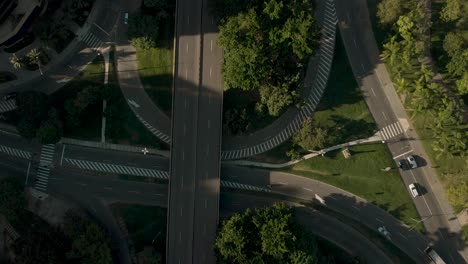 Intersección-De-La-Autopista-En-Río-De-Janeiro-Vista-Desde-Arriba