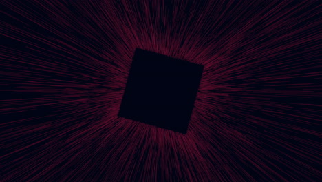 dynamic interplay black and red abstract design evokes energy and motion