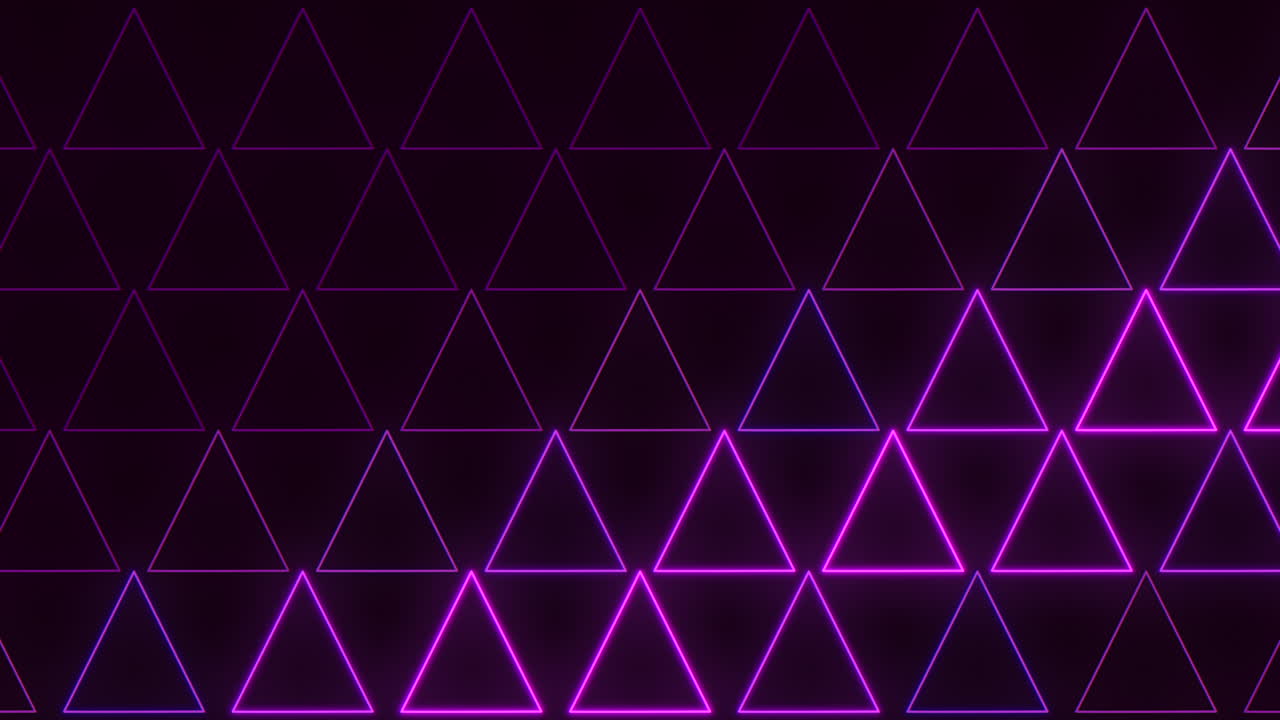 An intriguing image featuring a geometric pattern of purple triangles forming a captivating diamond shape. The dark hues lend a mysterious and mesmerizing aura to the design