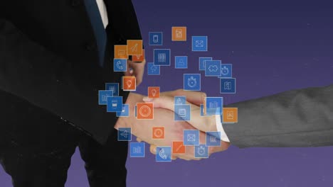 apretón de manos de acuerdo de negocios