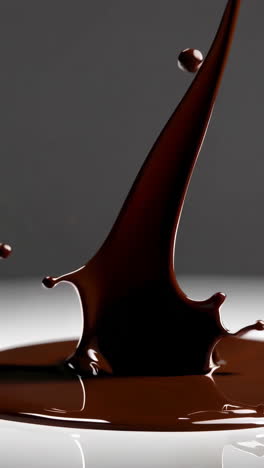 salpicaduras de chocolate