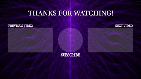 cool stylish end card ending screen motion graphics