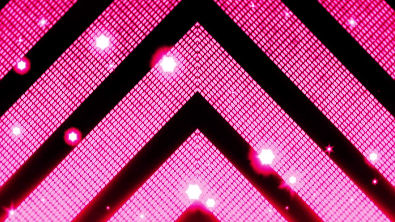 Elegantní červené linky s třpytivými čtvercovými prvky. Abstraktní luxusní pozadí. Moderní geometrický koncept. Smyčková animace.