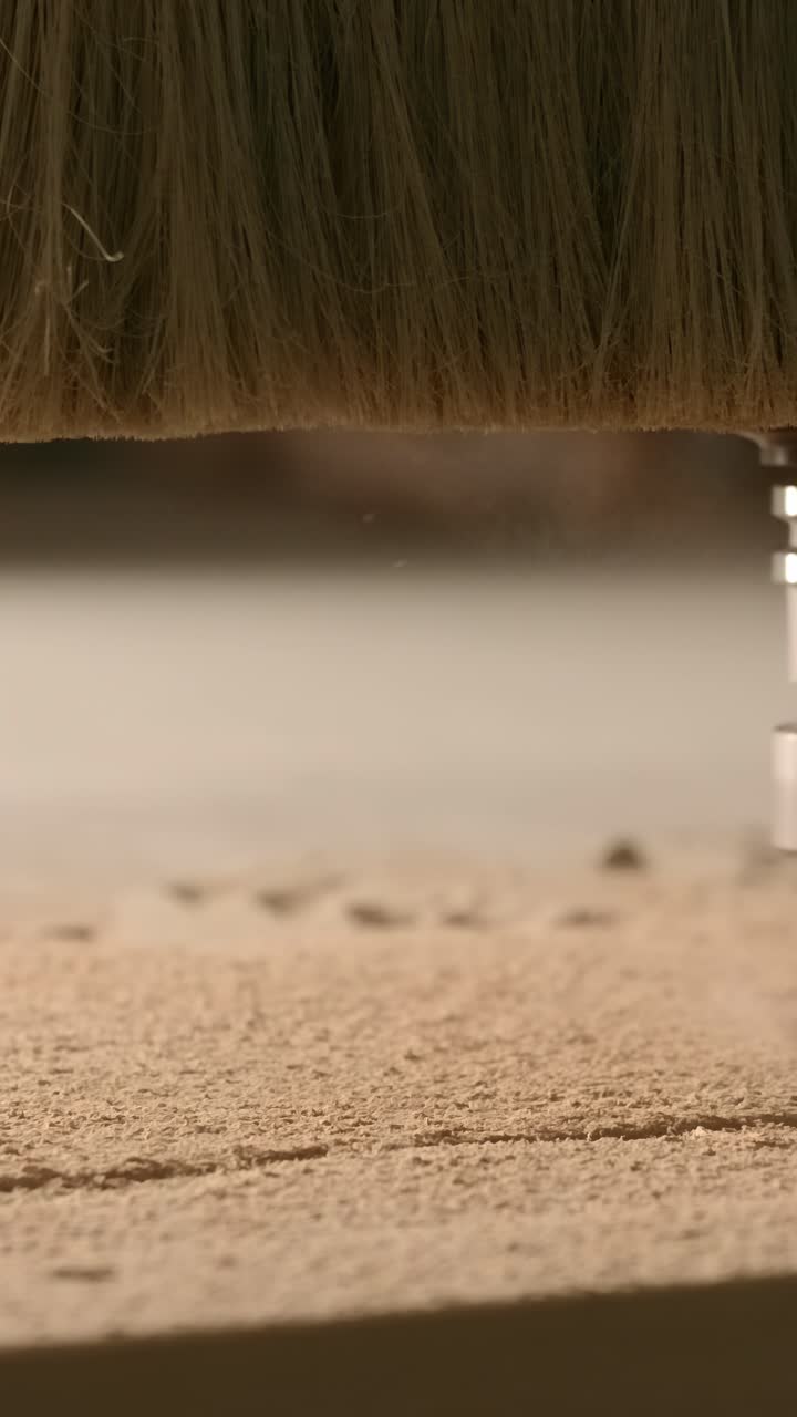 máquina de tallado de madera cnc en acción