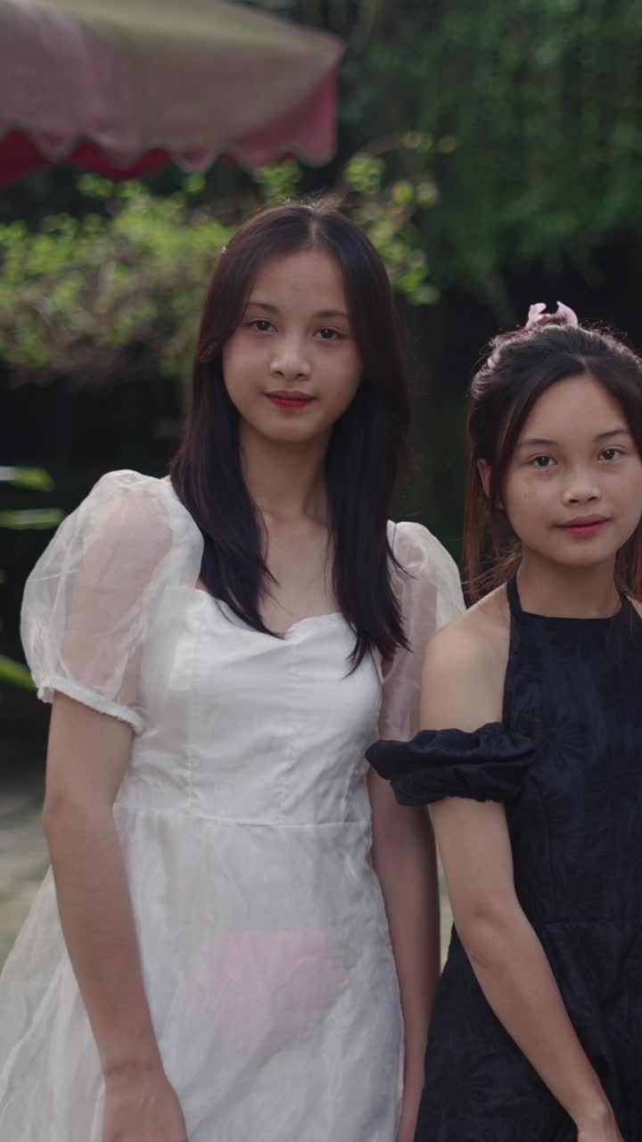 Group of young women posing for a photo