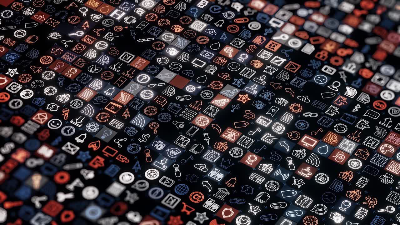 Collection of Digital Icons