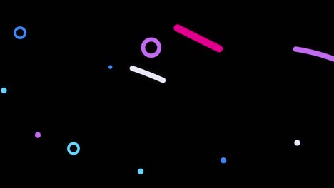 a shape that flows slowly from side to side. a stylish background video material with impressive neon colors.