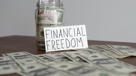 concept of financial freedom and infinite money