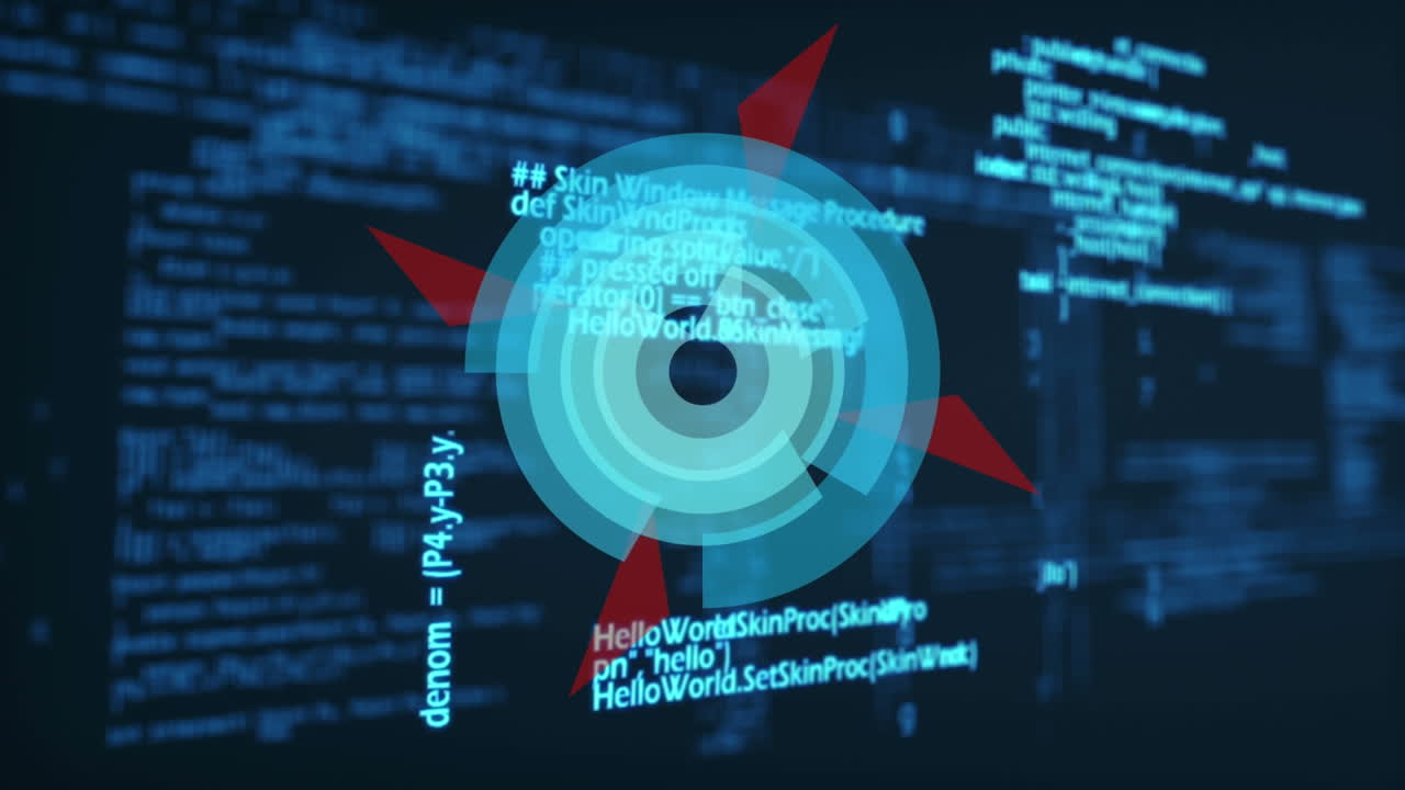 Animation of molecules, scope scanning over data processing
