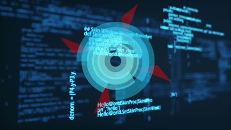 animación de moléculas, escaneo de alcance sobre el procesamiento de datos