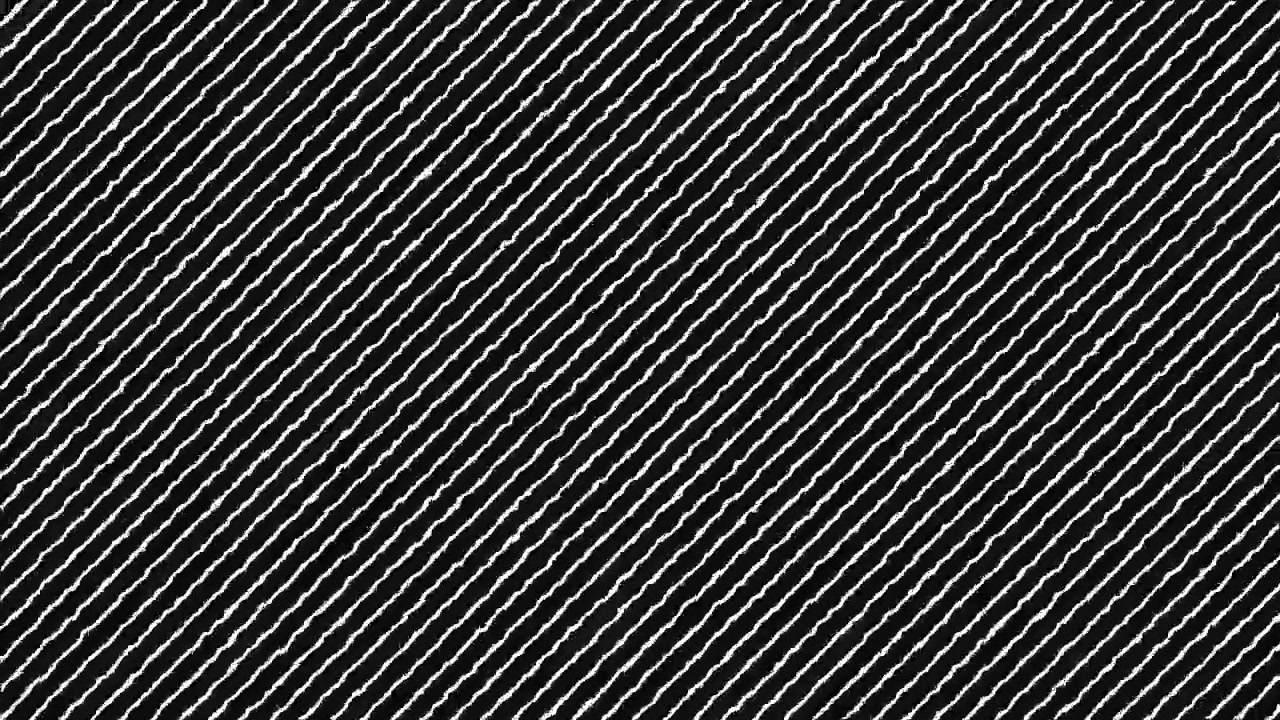 Sfondo astratto con linee bianche ondulate diagonali in movimento su nero