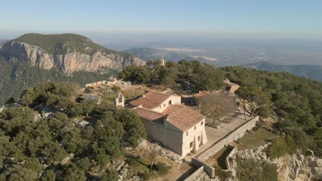 discover stunning panoramic views from castell de alaro in the tramontana mountains, showcasing the natural beauty of mallorca and the surrounding landscape.