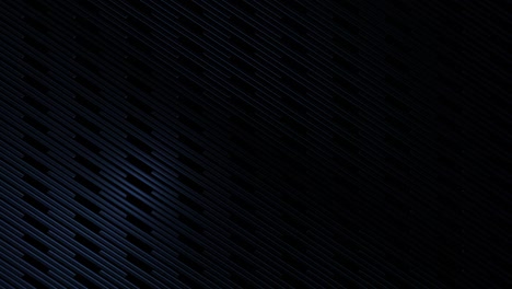 4k abstract looped background with blocks like plates, keys or sticks in a rows on plane like light bulbs, running blue neon lights. vj loop for beat music, festive show or holiday events
