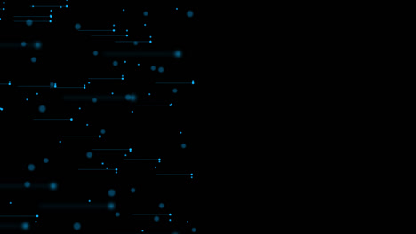 green particles lines