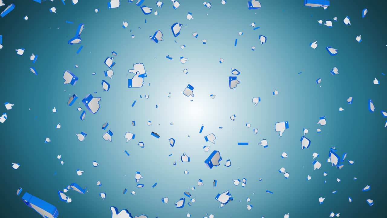 Like emoji social network rendering with channel shows like gesture thumb up appears out approval