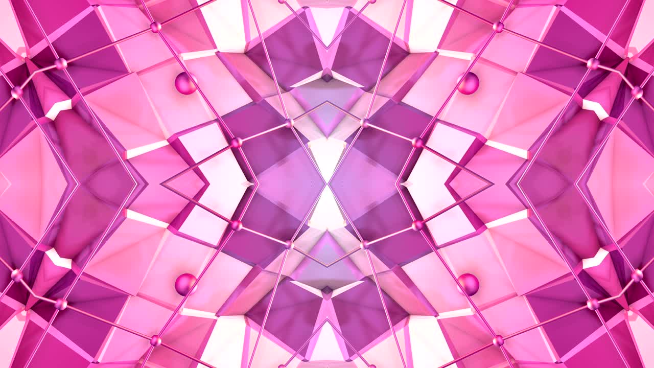 추상적인 간단한 3d 배경은 빨간색 보라색 그라디언트 색상으로, 현대적인 기하학적 배경이나 칼레도스코프 효과의 수학적 환경으로 낮은 폴리 스타일입니다.