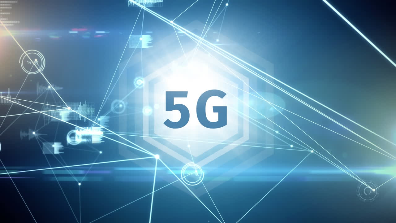 composito digitale della tecnologia 5g