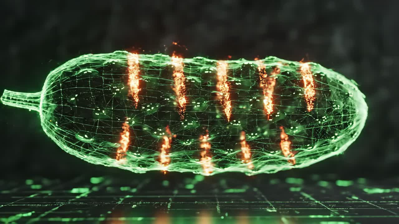 Futuristic Glowing Abstract Technology