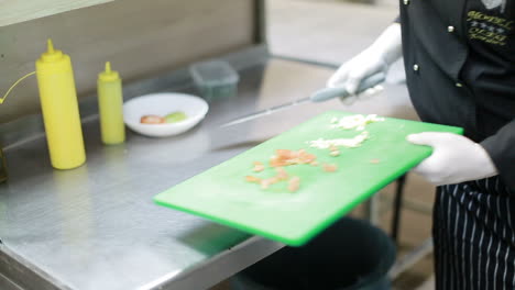 work surface and kitchen. work surface and kitchen equipment in professional kitchen
