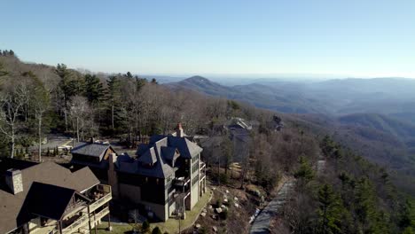 blowing rock nc, casas de lujo de carolina del norte con vistas de largo alcance