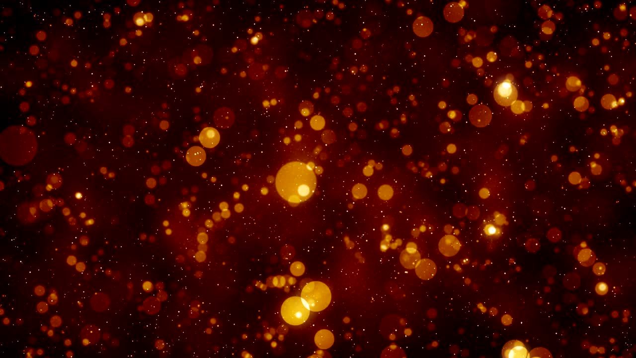 partículas de polvo abstracto luz bokeh títulos de movimiento bucle de fondo cinematográfico