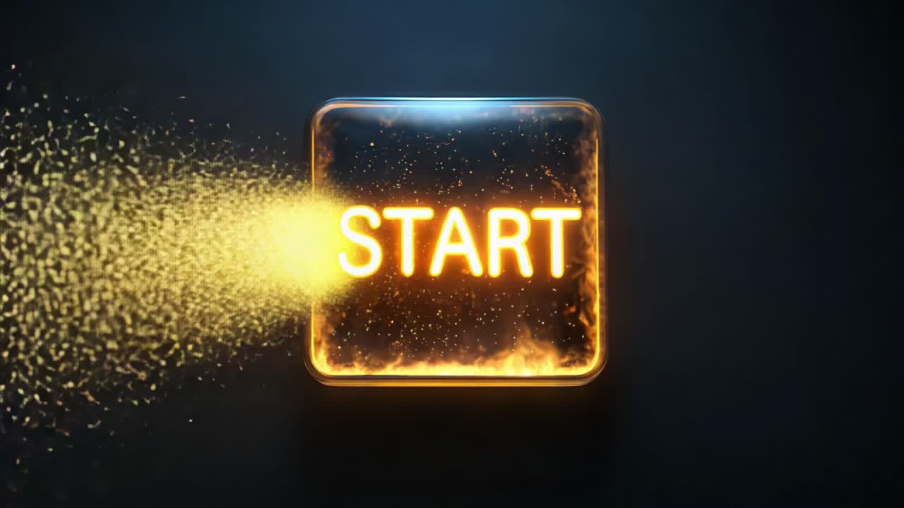 Ignite Your Journey with a Powerful START: A Dynamic Transition from Initial Burst to a Sparkling Conclusion, Capturing the Essence of Beginnings and Possibilities