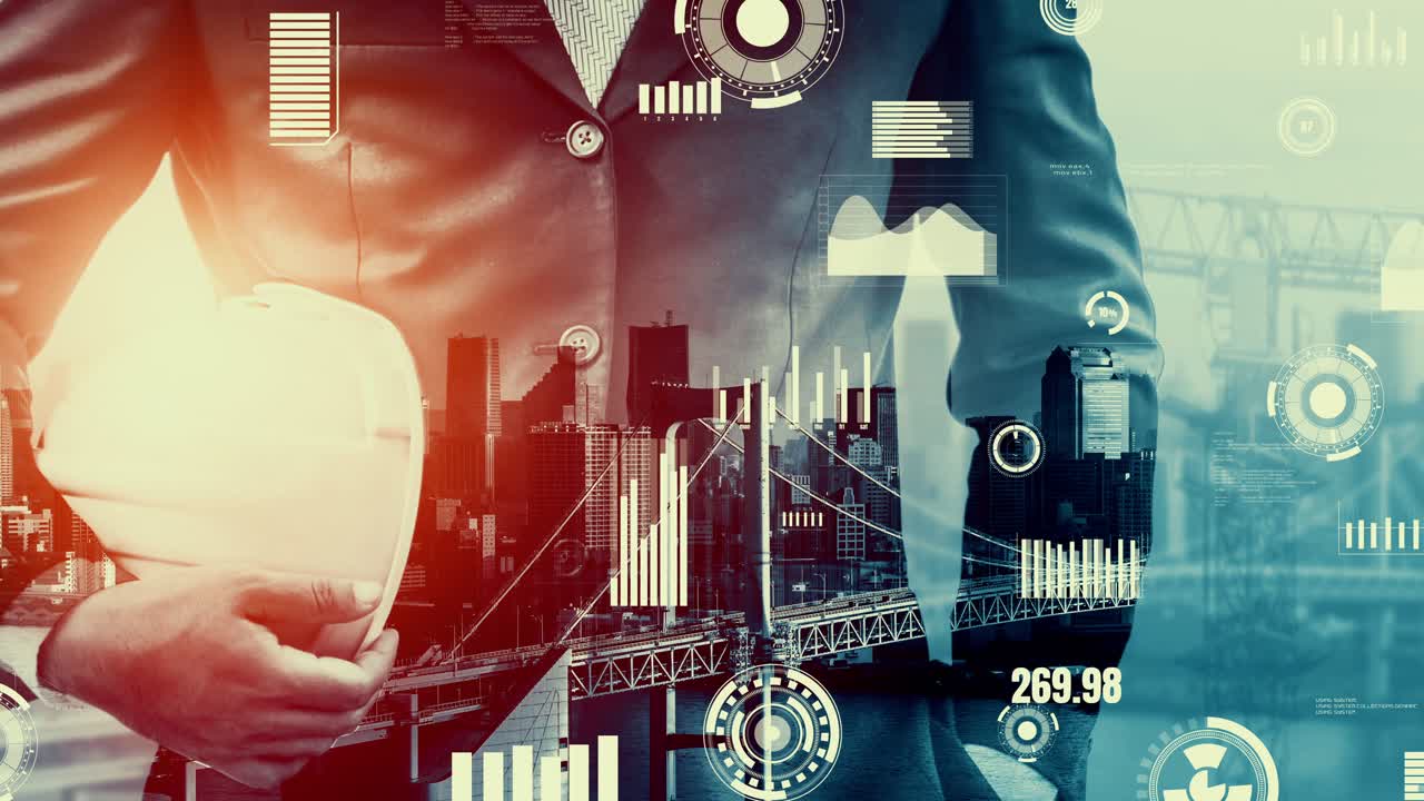 futura construcción de edificios y proyecto de ingeniería inventiva