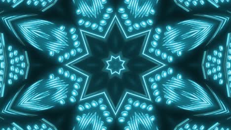 abstract glowing neon cyan geometric pattern