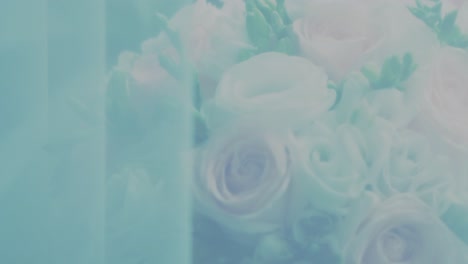el delicado ramo de bodas