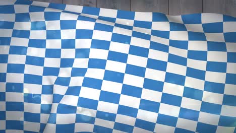 digitally generated of oktoberfest flag waving