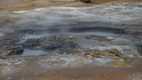 krafla geothermal of hverir, namafjall in iceland